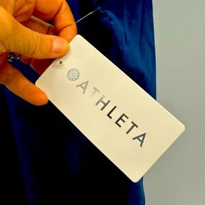 Athleta Essential Tee Dress with Tags Slate Blue